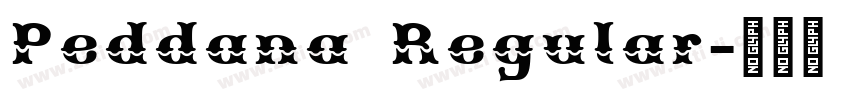 Peddana Regular字体转换 Peddana Regular字体转换